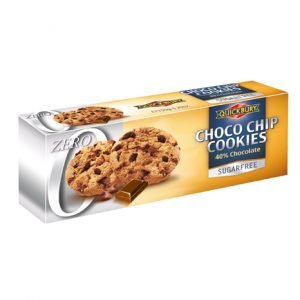 Galletas sin azúcar añadida Quickbury Choco Chip 135 gr