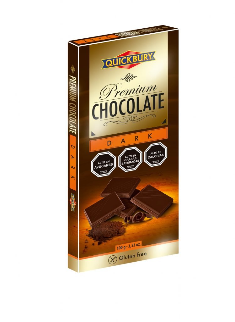 Chocolate Sin Gluten Quickbury Amargo 70% 100 gr