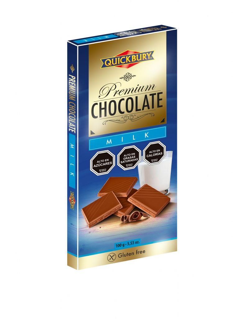 Chocolate Sin Gluten Quickbury Leche 100 gr