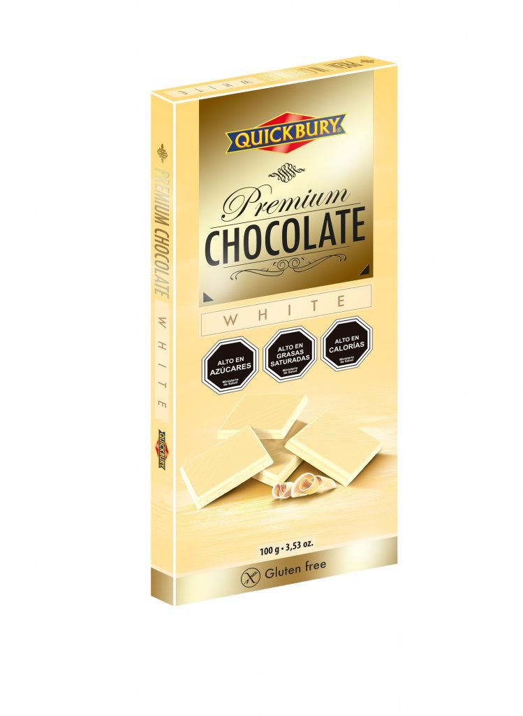 Chocolate Sin Gluten Quickbury Blanco 100 gr